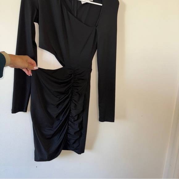 Hello Molly Black One-Shoulder Mini Dress - Picture 5 of 8